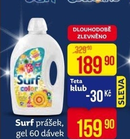 Prací prášek Surf