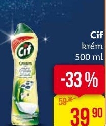 Krémový čistič Cif Cream