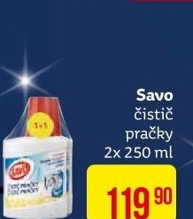 Čistič pračky Savo