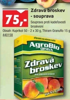 Přípravek proti kadeřavosti broskvoní Zdravá broskev AgroBio