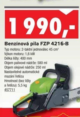 Motorová pila Fieldmann FZP 4216-B
