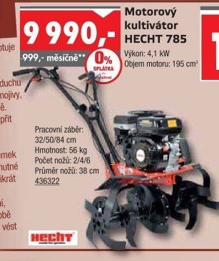 Motorový kultivátor HECHT 785
