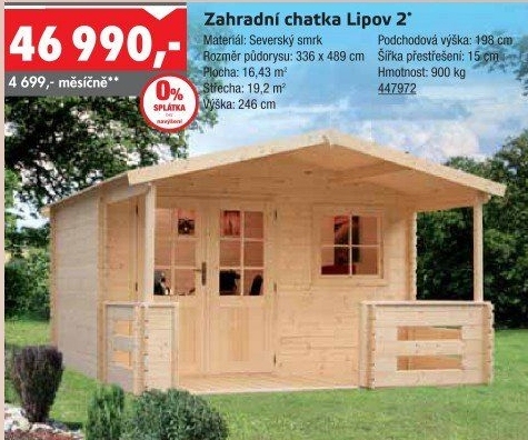 Zahradní domek Lipov 2
