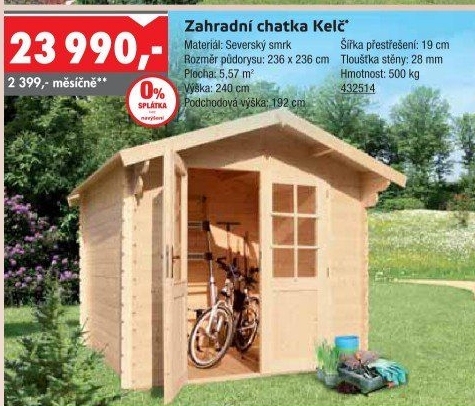 Zahradní domek Kelč