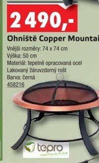 Ohniště Tepro Coper Mountain