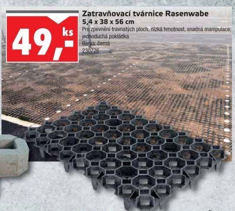 Zatravňovací tvárnice
