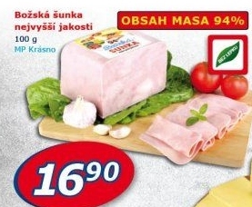 Božská šunka nejvyšší jakost Krásno