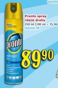 Čistič na nábytek ve spreji Pronto