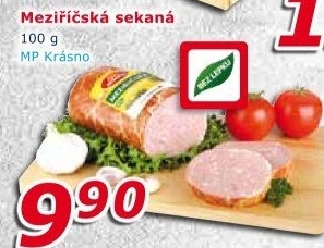 Sekaná pečená Meziříčská Krásno