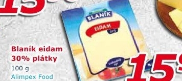 Sýr Eidam 30% Blaník