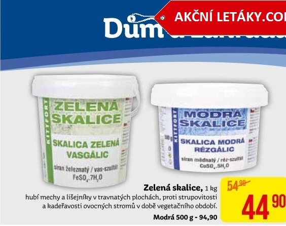 Zelená skalice Kittfort
