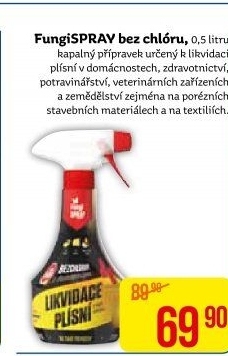 Přípravek proti plísním Fungispray