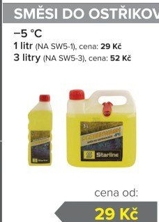 Směs do ostřikovačů Starline