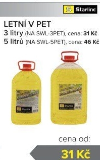 Letní směs do ostřikovačů Starline