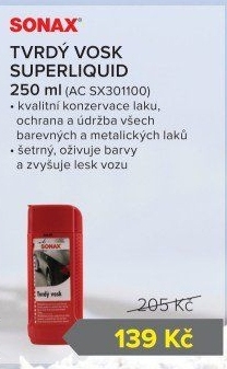 Tvrdý vosk na auto SuperLiquid Sonax