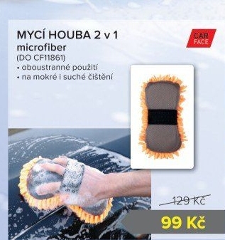 Mycí houba z mikrovlákna Carface