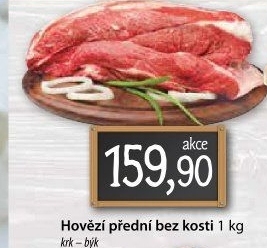 Hovězí přední bez kosti - krk