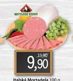 Salám Mortadella italská Kostelecké uzeniny