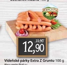 Párky vídeňské extra Z Gruntu