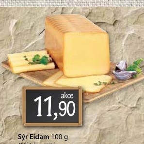 Sýr Eidam uzený 45%