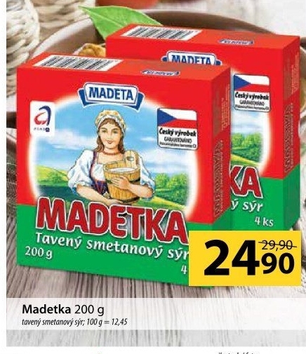 Sýr tavený smetanový Madetka