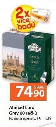 Čaj Lord Grey Ahmad Tea