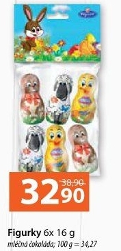 Čokoládové figurky velikonoční Figaro - COOP akcniletaky.com