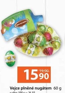 Čokoládová vajíčka Chocoland