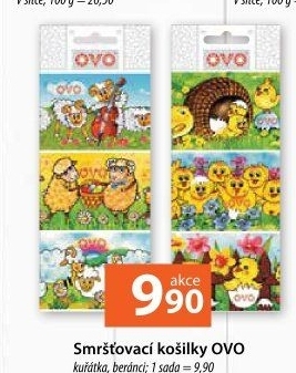 Smršťovací košilky na vajíčka OVO