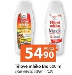 Tělové mléko Bione Cosmetics
