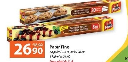 Papír na pečení Fino