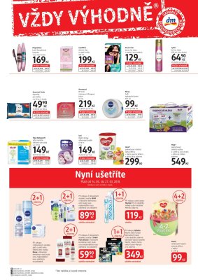 akční leták dm drogerie 14.3.2018-10.4.2018