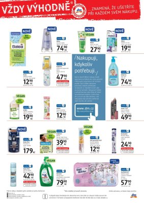 akční leták dm drogerie 14.3.2018-10.4.2018