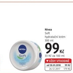 Krém hydratační Soft Nivea