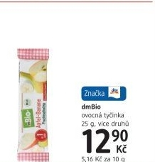 Tyčinka ovocnádm Bio