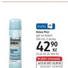 Gel na holení pánský Men Balea
