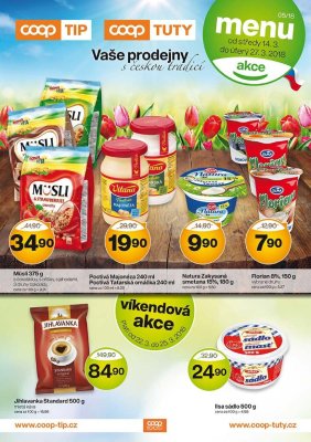 akční leták COOP 14.3.2018-27.3.2018