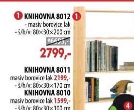 Knihovna 8012 lakovaná