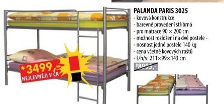 Palanda PARIS 2 kov