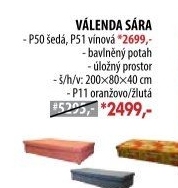 Válenda SÁRA šedá
