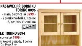 Nástavec příborníku TORINO