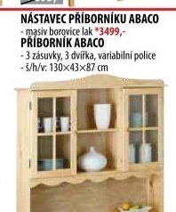 Nástavec příborníku ABACO