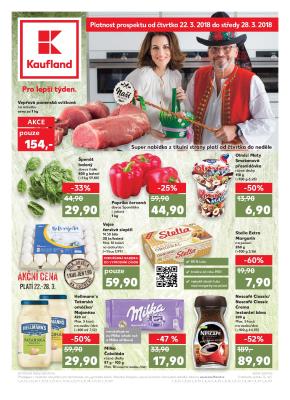 akční leták Kaufland 22.3.2018-28.3.2018