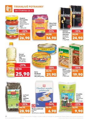 akční leták Kaufland 22.3.2018-28.3.2018