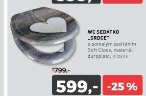 WC sedátko DŘEVĚNÉ SRDCE