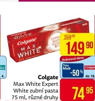 Pasta na zuby Max White Expert Colgate