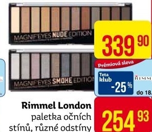Paleta očních stínůMagnif' Eyes Rimmel
