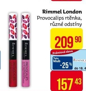 Tekutá rtěnka Provocalips Rimmel