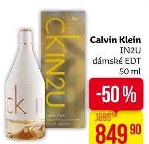 Toaletní voda dámská In2U Calvin Klein