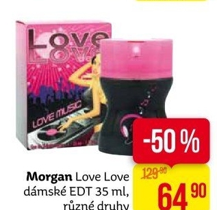 Toaletní voda dámská Morgan Love Love
